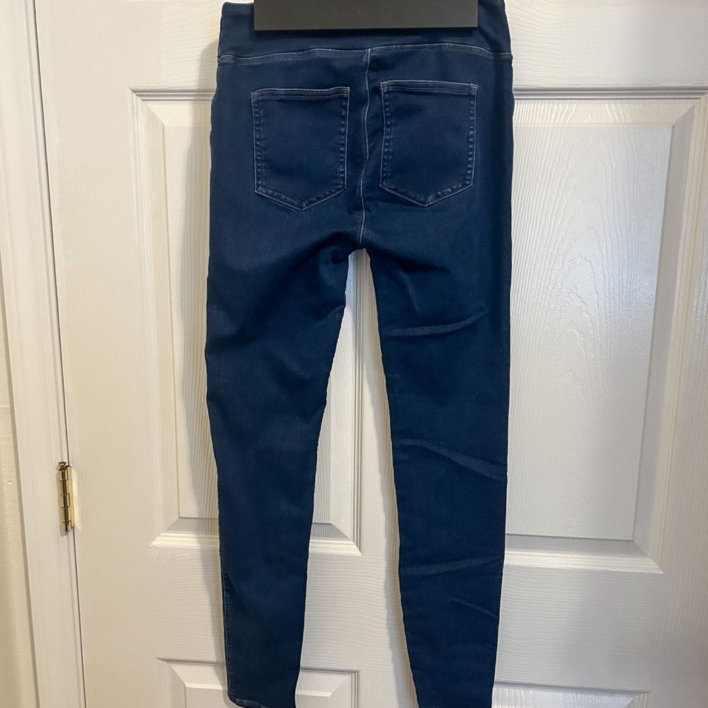 Assets by SPANX Women's Blue Jeans Jeggings Tummy Panel Control Shaper Small S